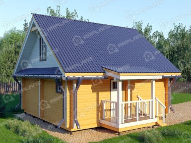 Проект комбинированного дома А-004