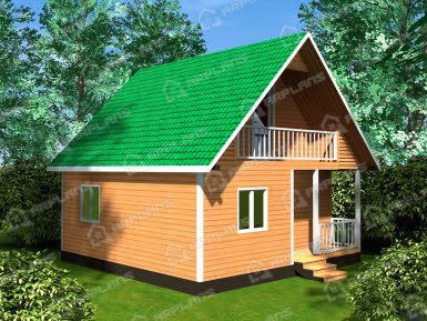 Проект каркасного дома И-003