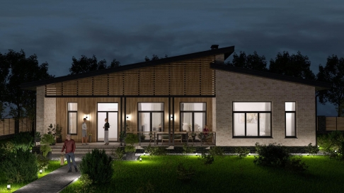 Дом из кирпича